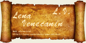 Lena Venečanin vizit kartica